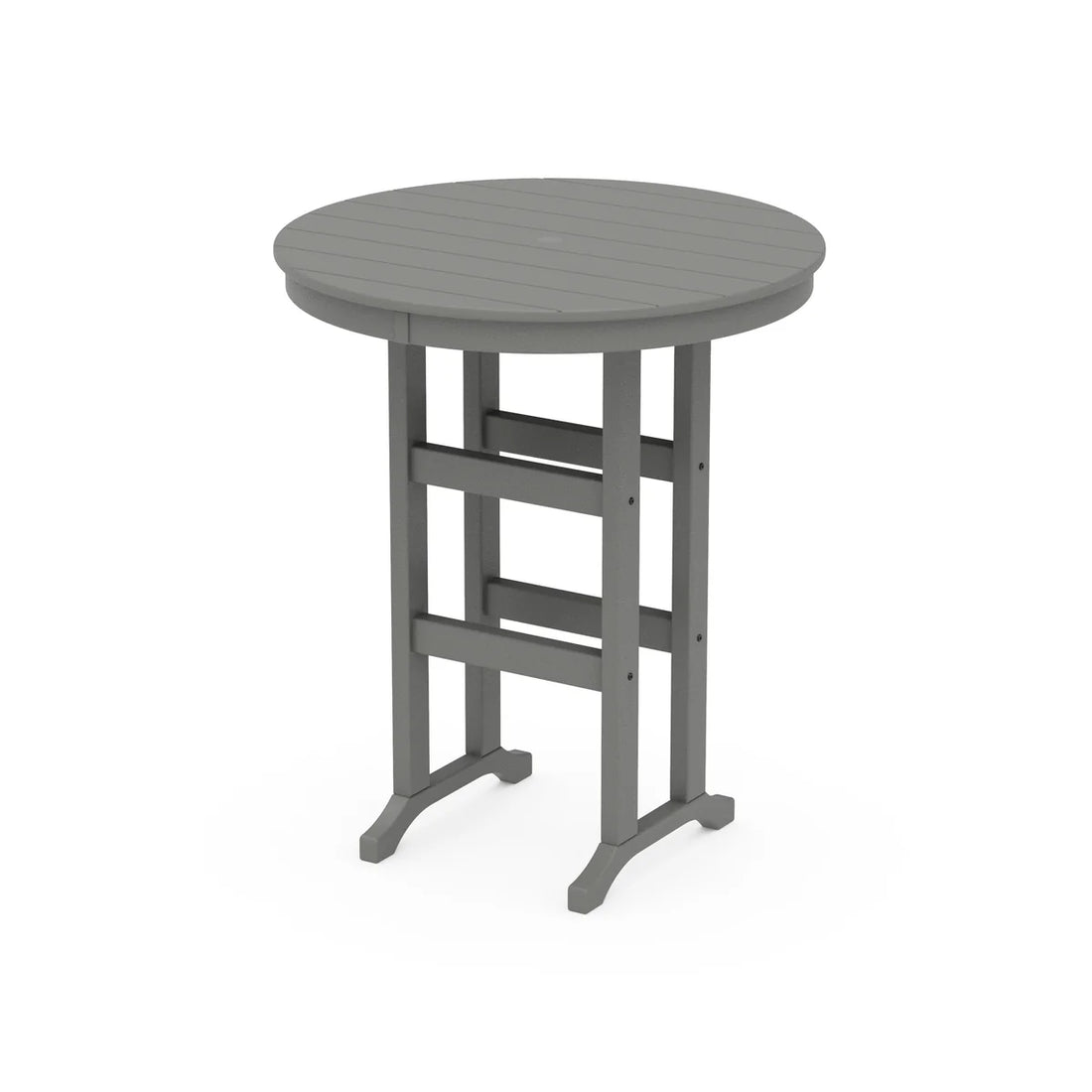 POLYWOOD 36" Round Farmhouse Bar Table