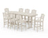 POLYWOOD Savannah 9-Piece Bar Set with Trestle Legs in Sand