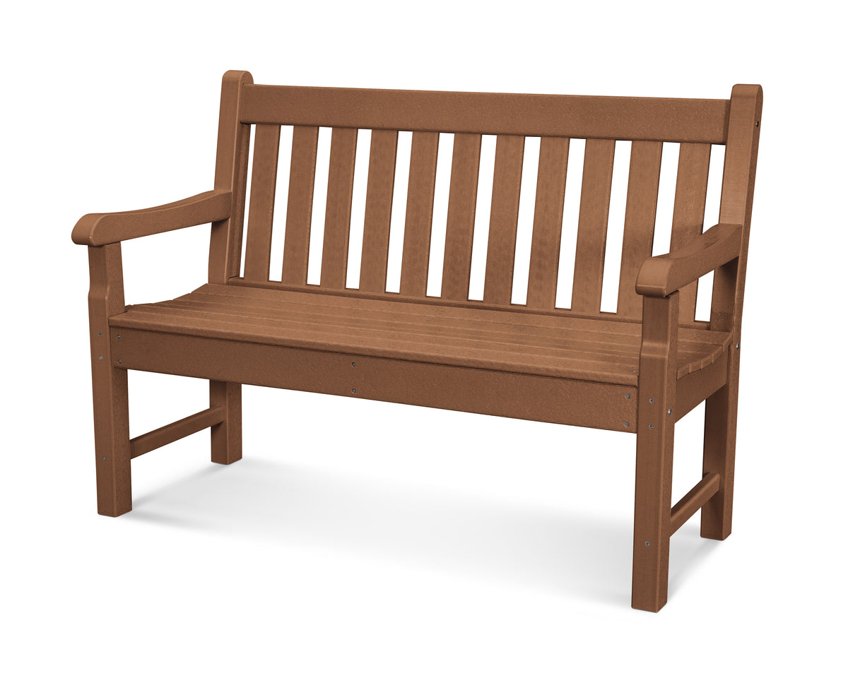 POLYWOOD Rockford 48" Bench in Teak