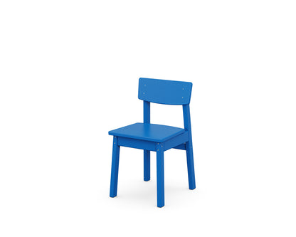 POLYWOOD Kids Modern Studio Dining Chair in Pacific Blue