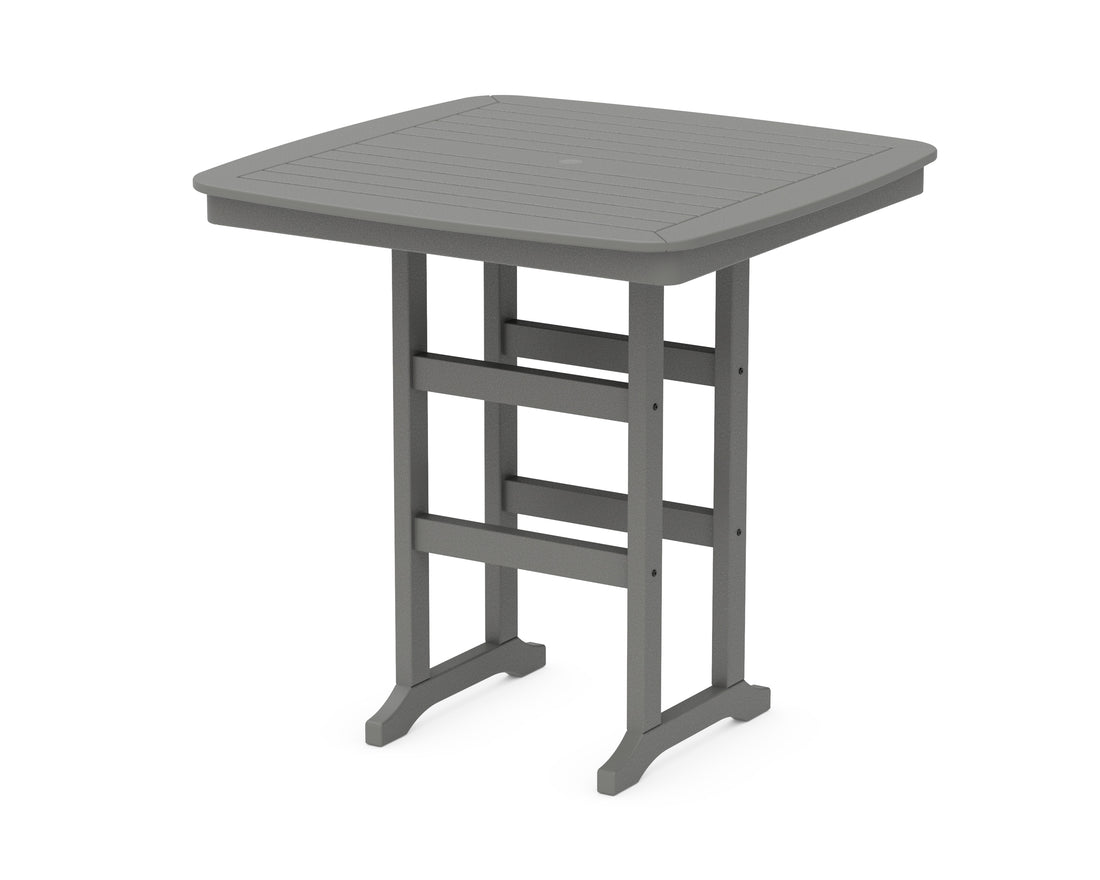 POLYWOOD Nautical 44" Bar Table in Slate Grey