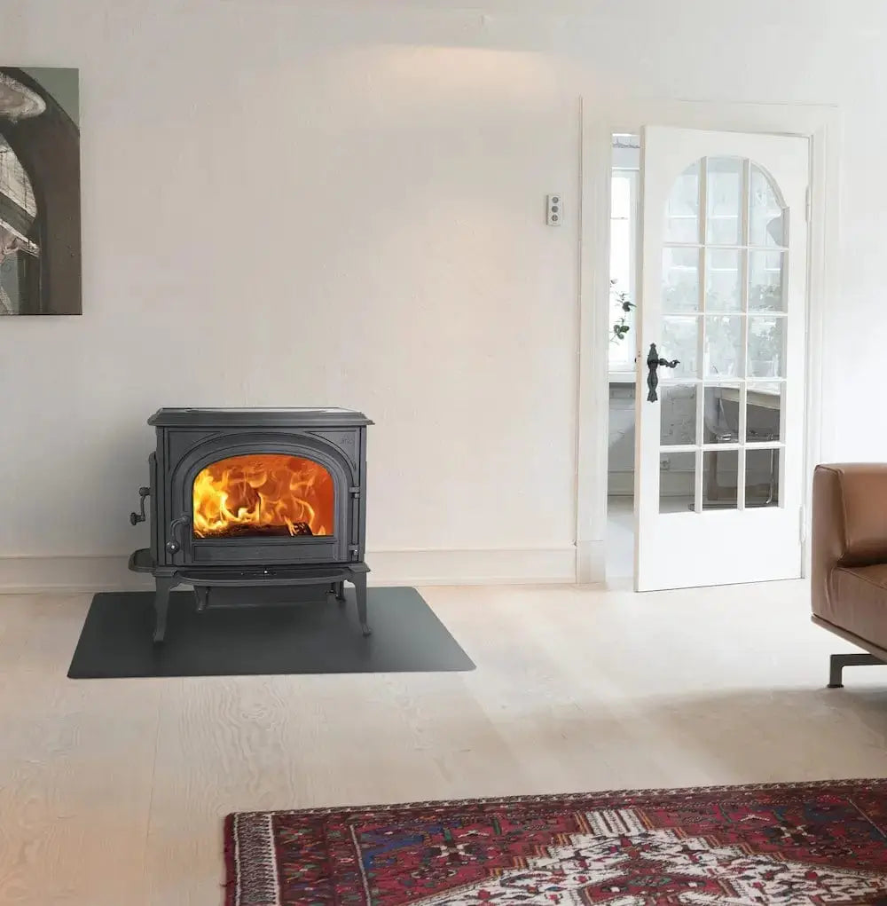Jotul Wood Stoves Matte Black Jotul F 500 V3 Oslo Wood Stove with Clean Face
