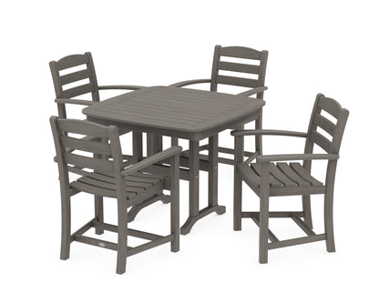 POLYWOOD La Casa Café 5-Piece Dining Set in Driftwood