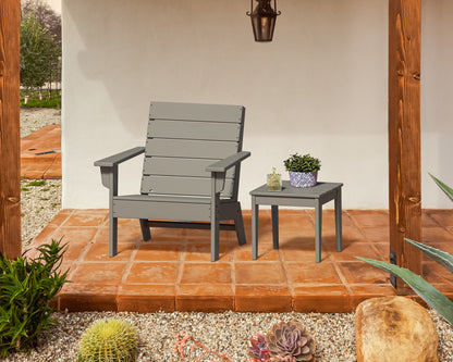 POLYWOOD Eastport Lounge Chair 2-Piece Set in an outdoor setting