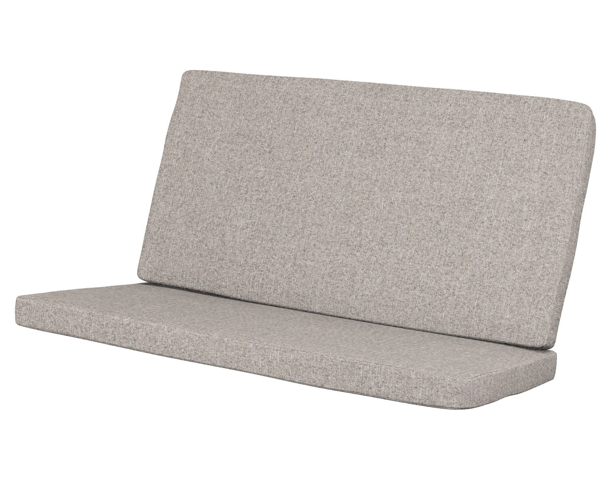 POLYWOOD Modern Loveseat Cushion in Weathered Tweed