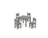 POLYWOOD Toddler 5-Piece Dining Set in Slate Grey