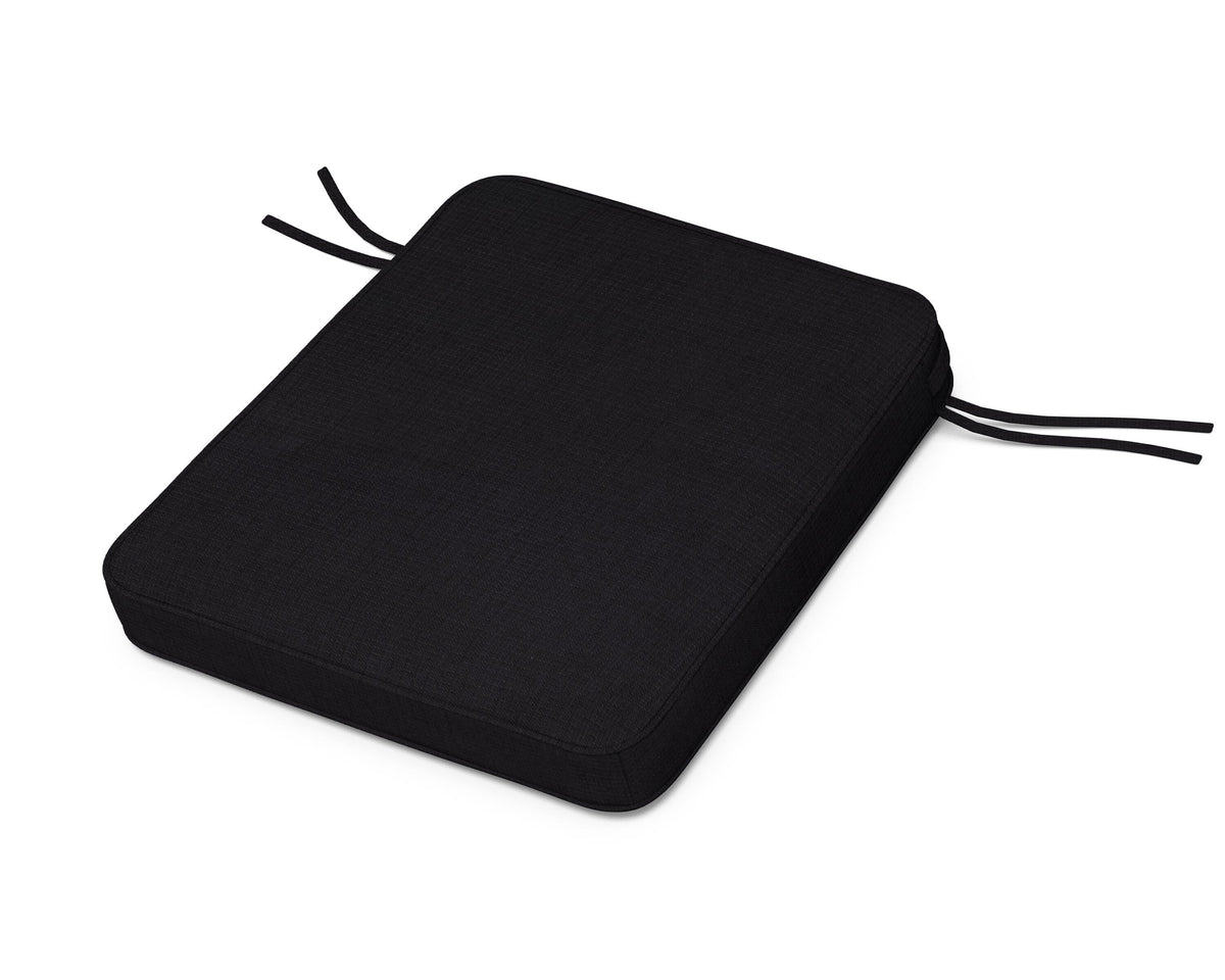 POLYWOOD Chinoiserie Rocker Seat Cushion in Midnight Linen