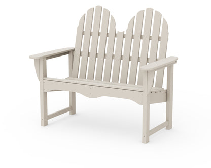 POLYWOOD Classic Adirondack 48" Bench in Sand