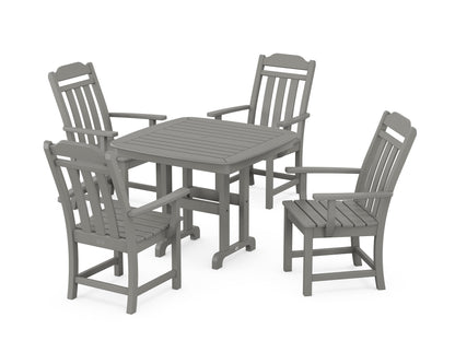 POLYWOOD Cottage 5-Piece Dining Set in Slate Grey