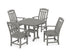 POLYWOOD Cottage 5-Piece Dining Set in Slate Grey