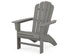 POLYWOOD Cottage Curveback Adirondack Chair in Slate Grey