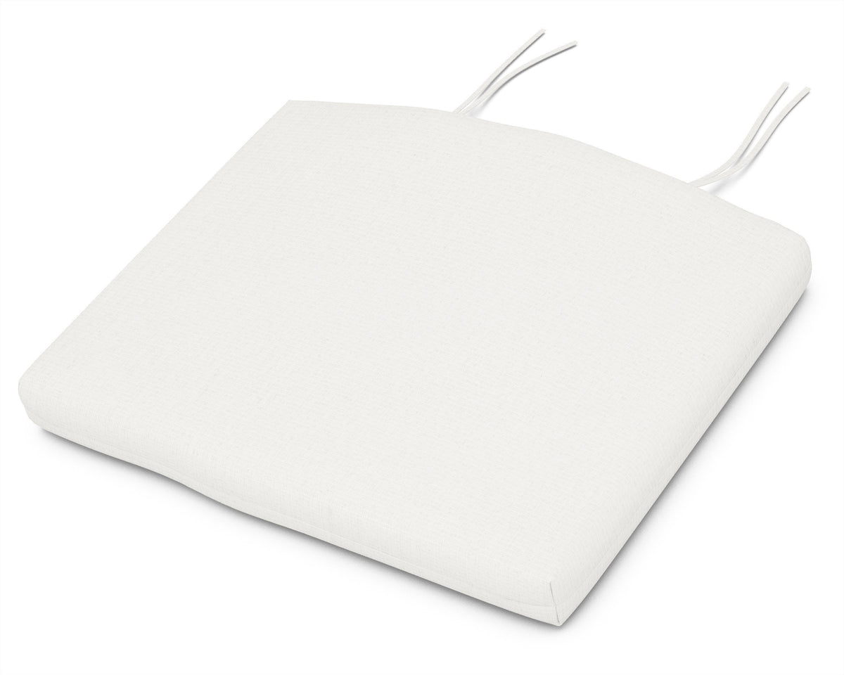 POLYWOOD Seat Cushion - 12.65"D x 15"W x 2.5"H in Natural Linen