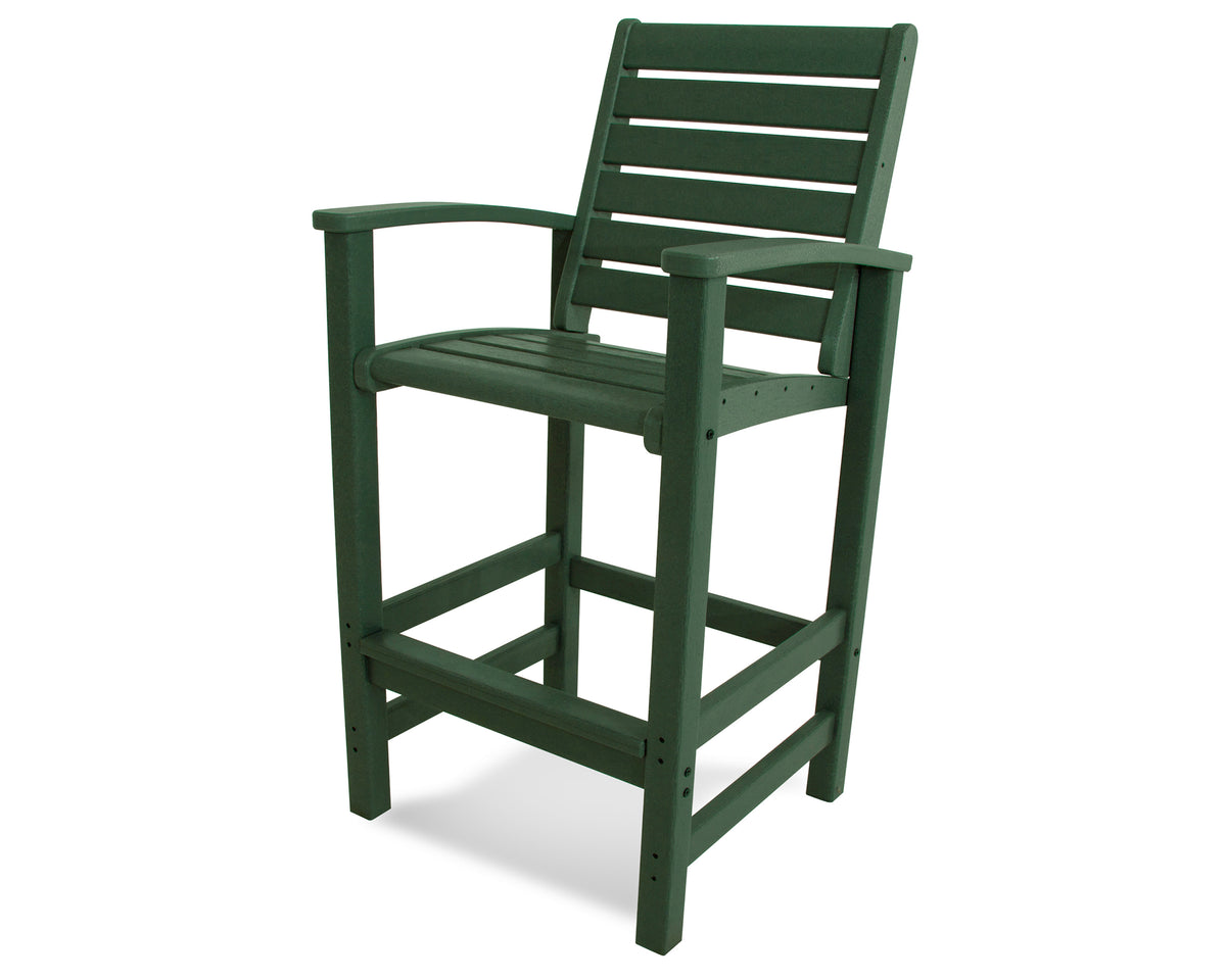 POLYWOOD Signature Bar Chair in Green