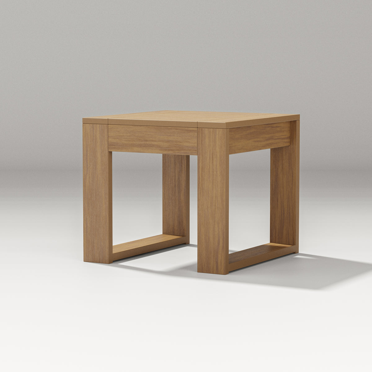 POLYWOOD Latitude End Table in Natural