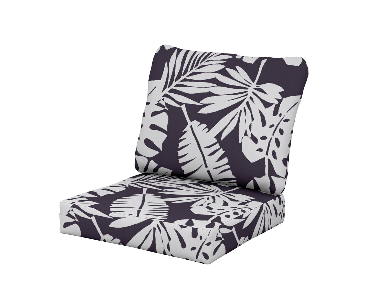 POLYWOOD Classics Seat/Back Cushion Set in Leaf Navy
