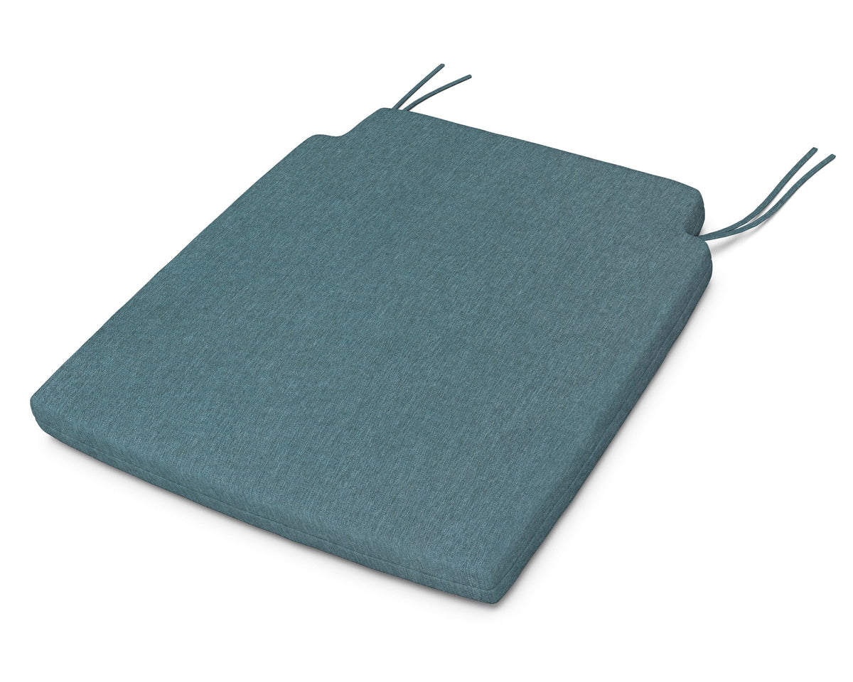 POLYWOOD Savannah Dining Seat Pad in Ocean Teal