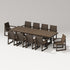 POLYWOOD PW Designer Series Elevate 11-Piece A-Frame Table Dining Set in Kona