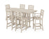 POLYWOOD Lakeside 7-Piece Bar Set in Sand