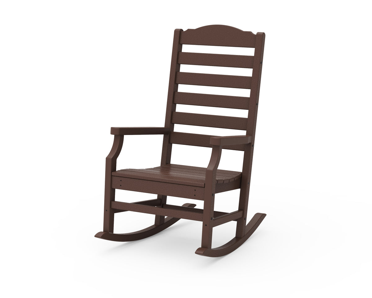 POLYWOOD Savannah Rocking Chair in Mahogany