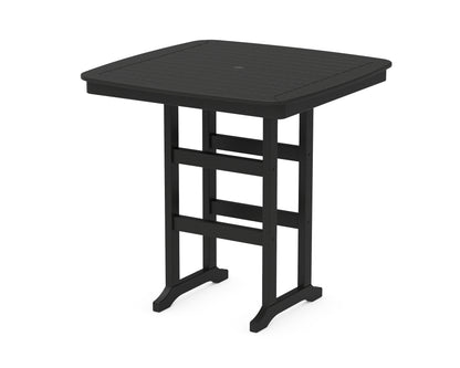 POLYWOOD Nautical 44" Bar Table in Black