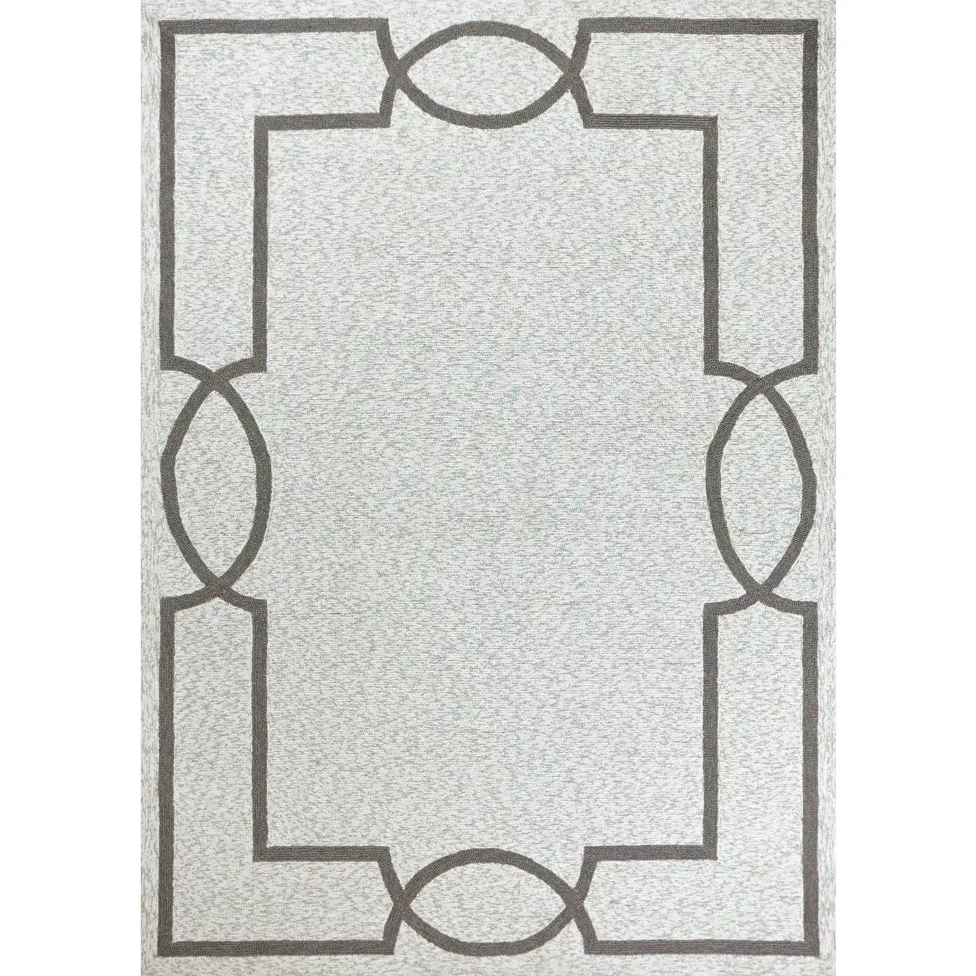 KAS Rugs Outdoor Rugs Oatmeal Libby Langdon Hamptons Indoor/Outdoor Rug