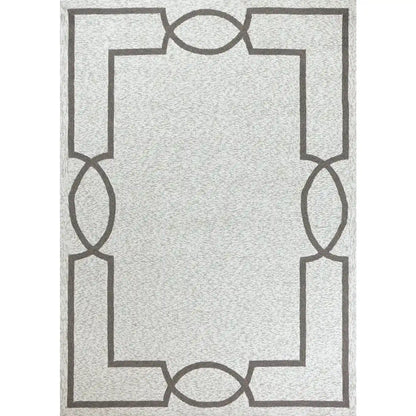 KAS Rugs Outdoor Rugs Oatmeal Libby Langdon Hamptons Indoor/Outdoor Rug