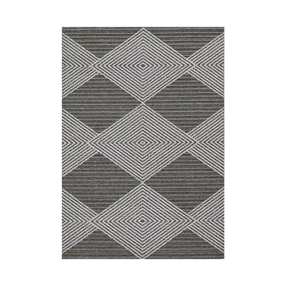 Terrace Grey/Ivory Diamonds Indoor/Outdoor Rug - Casual Furniture World