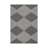 KAS Rugs Outdoor Rugs Terrace Grey/Ivory Diamonds Indoor/Outdoor Rug