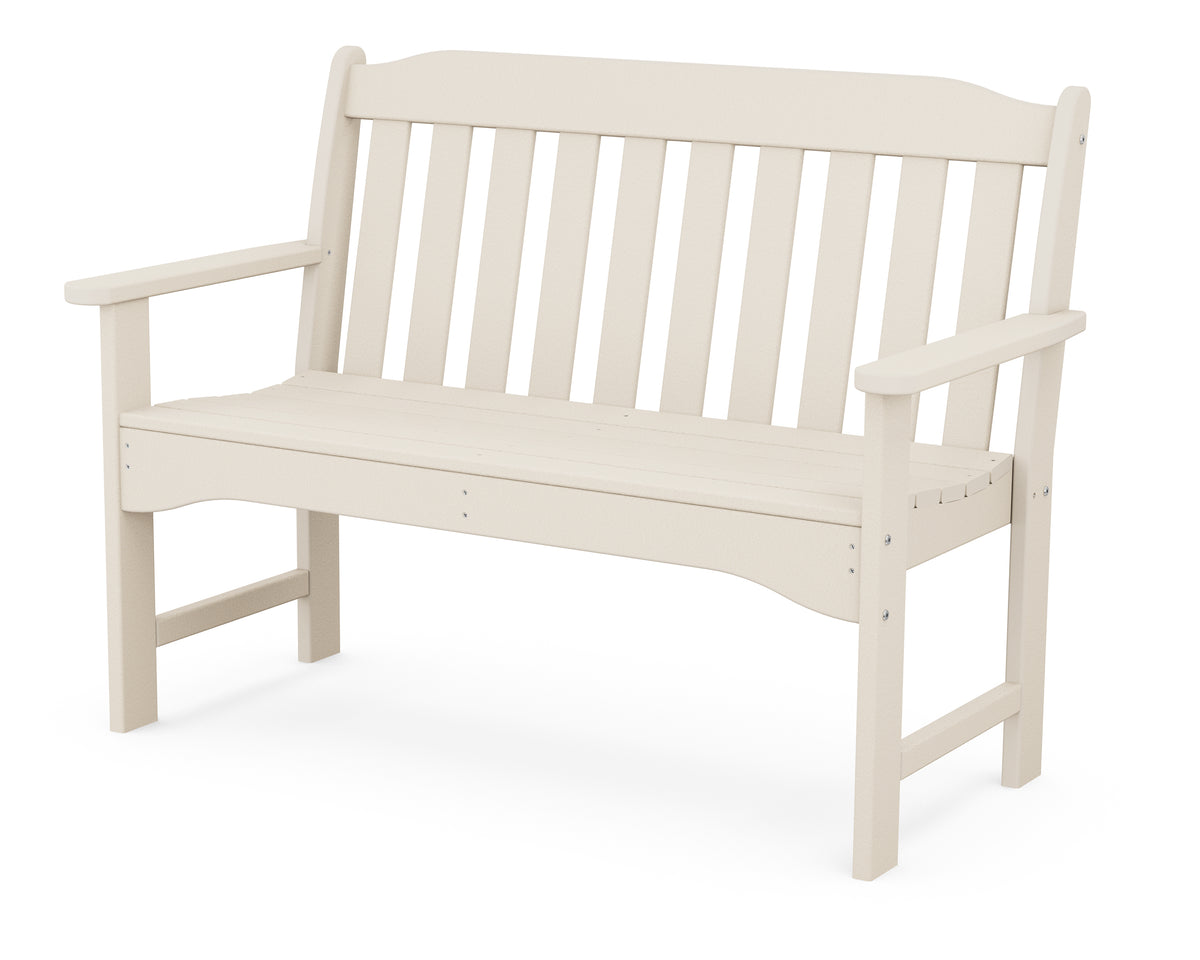 POLYWOOD Country Living 48" Garden Bench in Sand