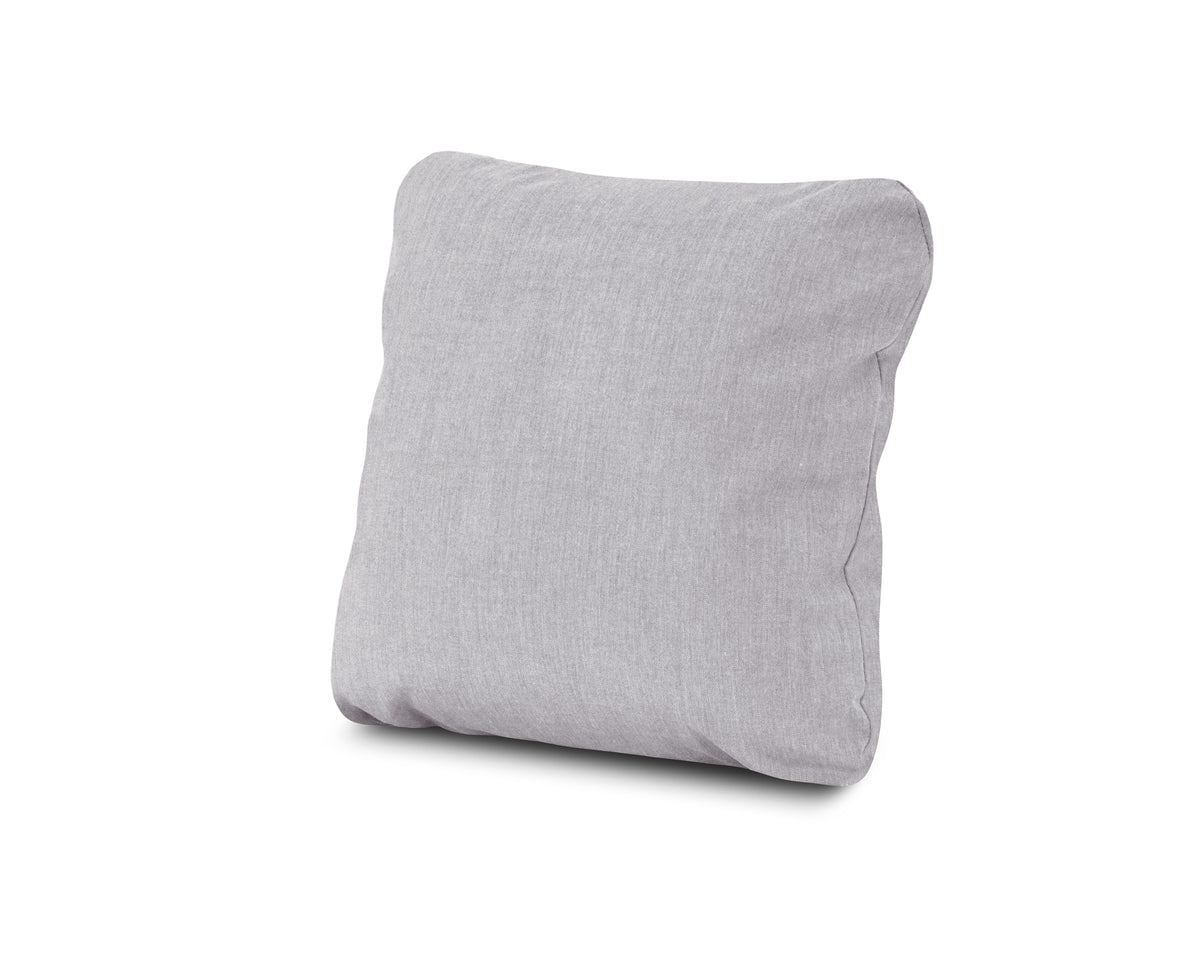 POLYWOOD 18" Outdoor Throw Pillow in Granite