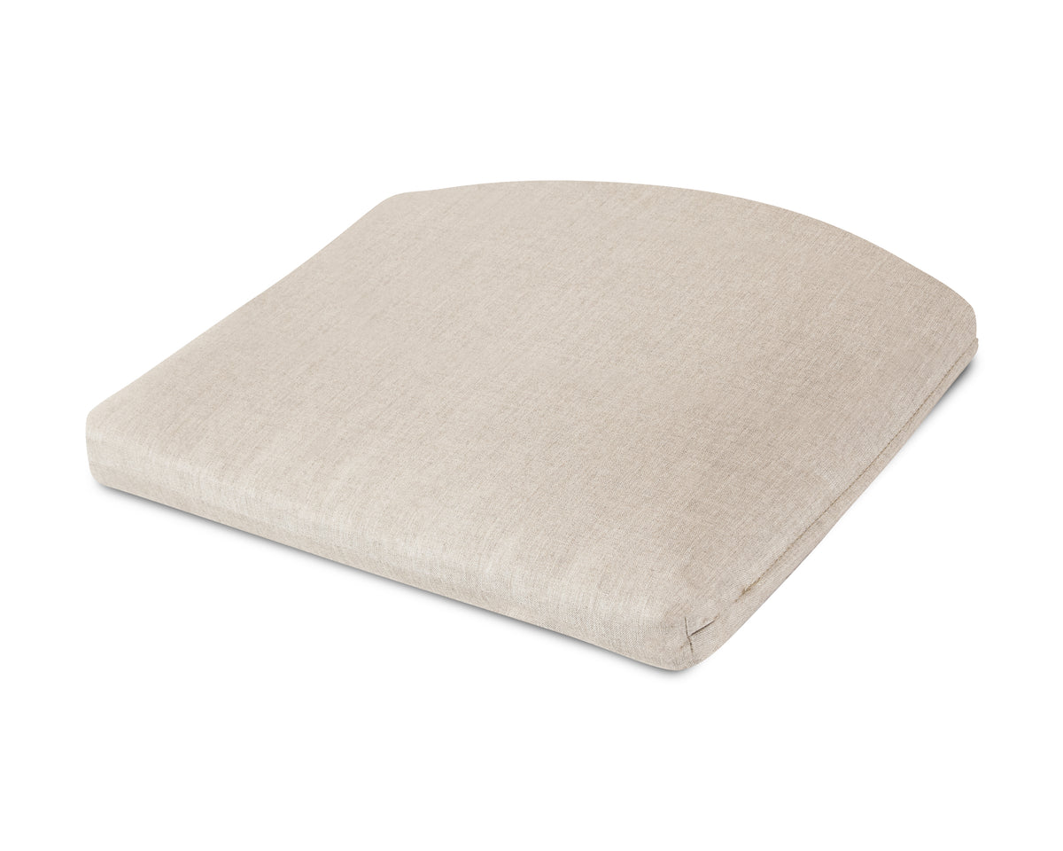 POLYWOOD Standard Seat Cushion 18"D x 22"W x 2.5"H in Cast Ash