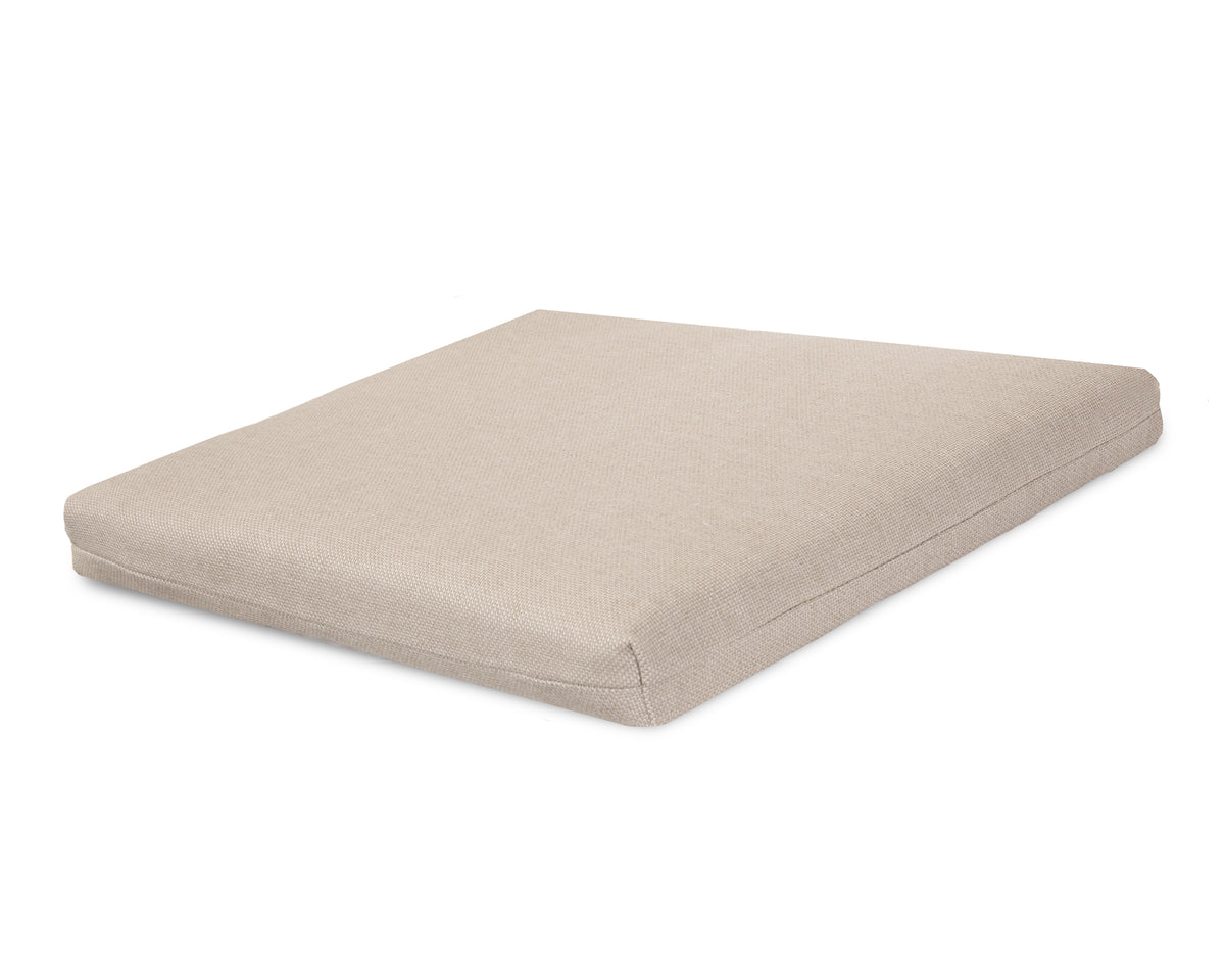 POLYWOOD Seat Cushion - 17.25"D x 22"W x 2.5"H in Essential Sand