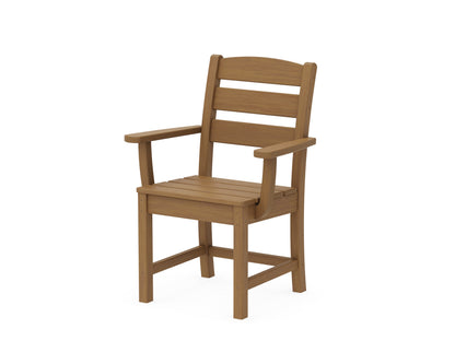 POLYWOOD Lakeside Dining Arm Chair in Natural