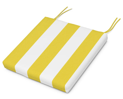 POLYWOOD EDGE Dining Cushion 19.5"D x 19.5"W x 2.5"H in Montdor Canary