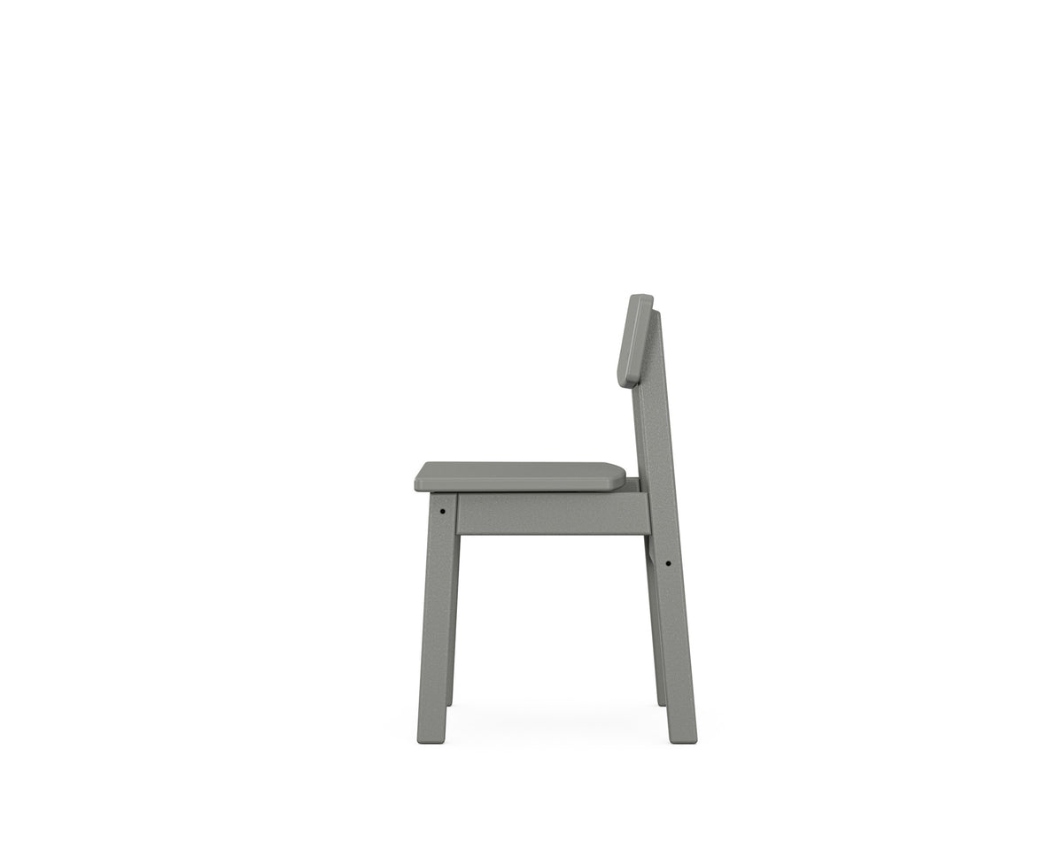 POLYWOOD Kids Modern Studio Dining Chair angle view