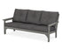 POLYWOOD Vineyard Deep Seating Sofa in Slate Grey / Ash Charcoal