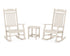 POLYWOOD Cottage Rocking Chair 3-Piece Set in Sand