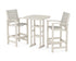 POLYWOOD Coastal 3-Piece Bar Set in Sand / Birch
