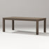 Wooden table on a plain background