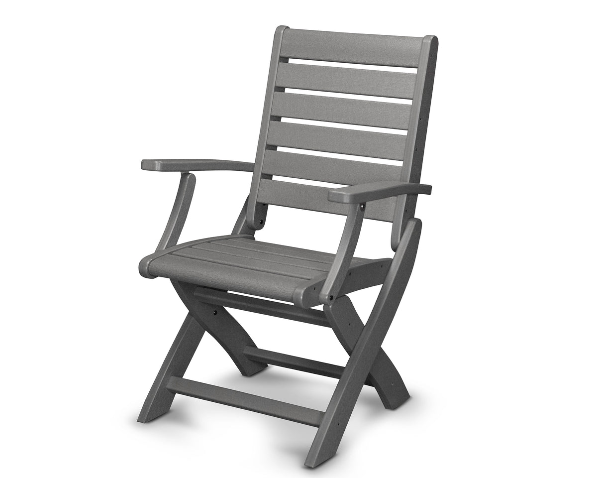 POLYWOOD Signature Folding Chair in Slate Grey
