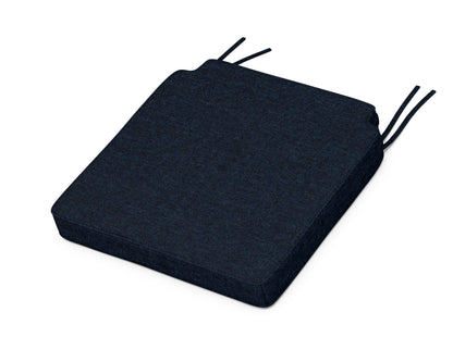 POLYWOOD Acadia Dining Side Seat Cushion in Marine Indigo
