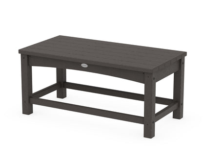 POLYWOOD Club Coffee Table in Vintage Coffee
