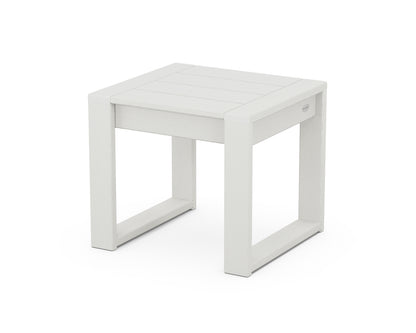 POLYWOOD EDGE End Table in Vintage White