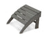 POLYWOOD South Beach Adirondack Ottoman in Slate Grey