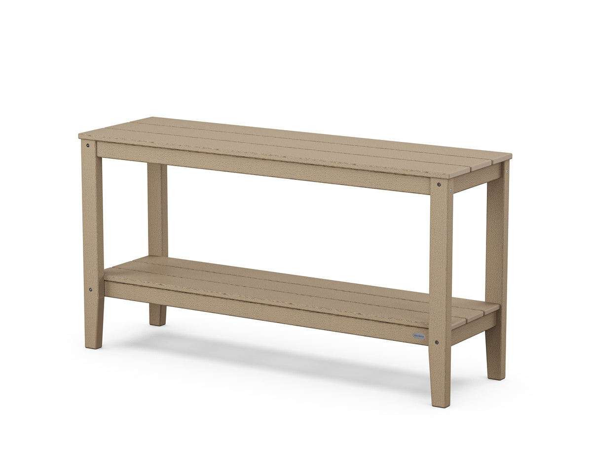 POLYWOOD Newport 55" Console Table in Vintage Sahara