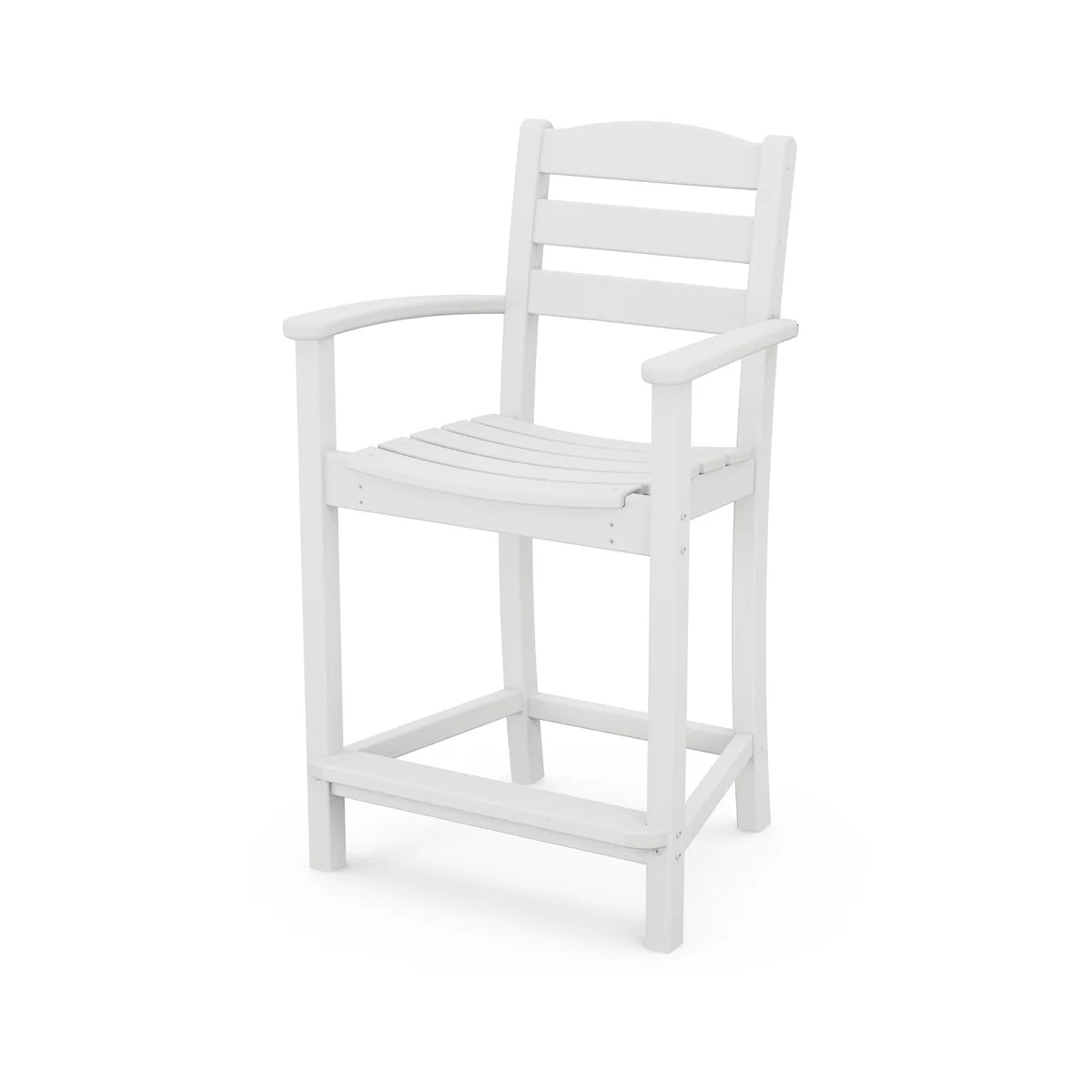 POLYWOOD La Casa Café Counter Arm Chair