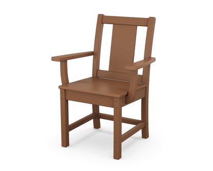 POLYWOOD Prairie Dining Arm Chair in Teak