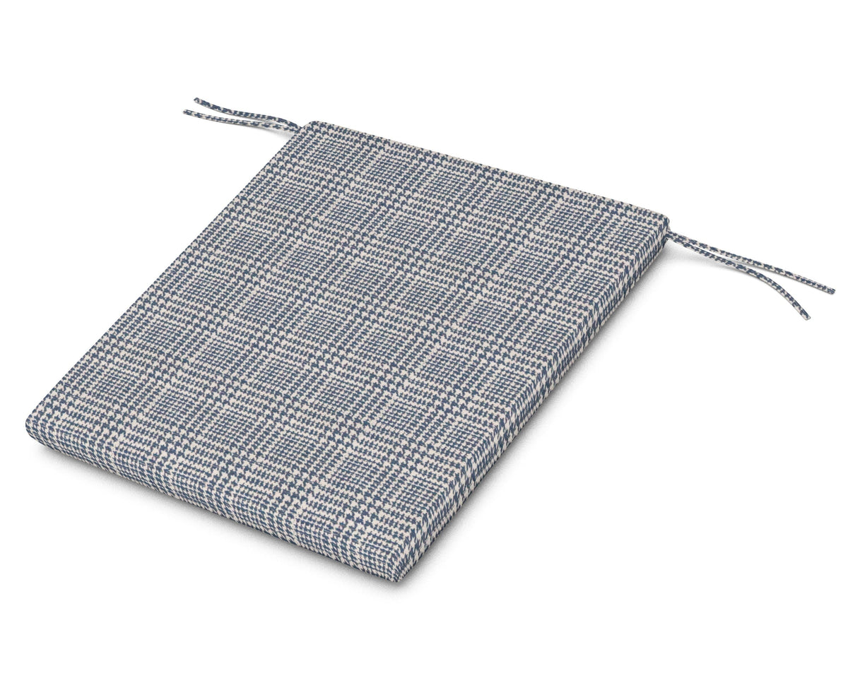 POLYWOOD AL100 Seat Pad in Houndstooth Sky Blue