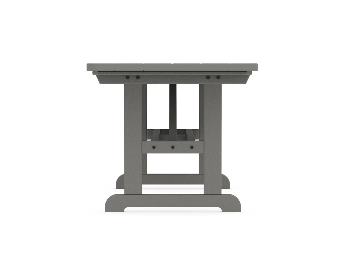 POLYWOOD Park 33" x 70" Harvester Picnic Table angle view