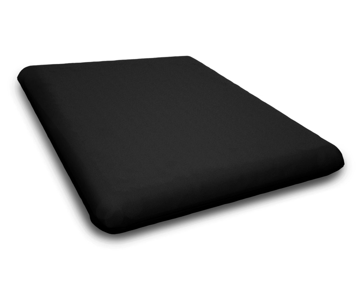 POLYWOOD Seat Cushion - 17.5"D x 20"W x 2.5"H in Canvas Black
